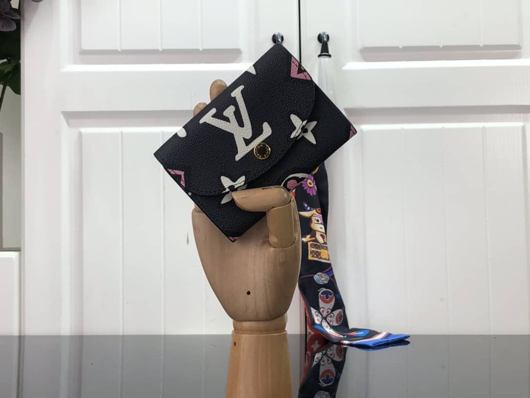 Louis Vuitton Dupe Purses Monogram Rosalie Coin Porto  Black M80755