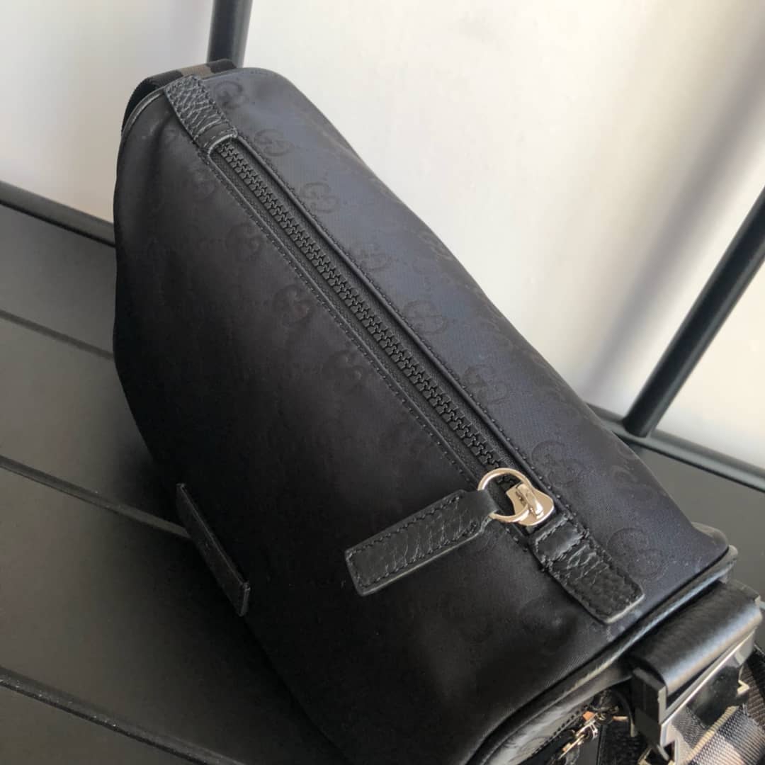 Gucci GG Supreme Belt Bag Replica Black 449132