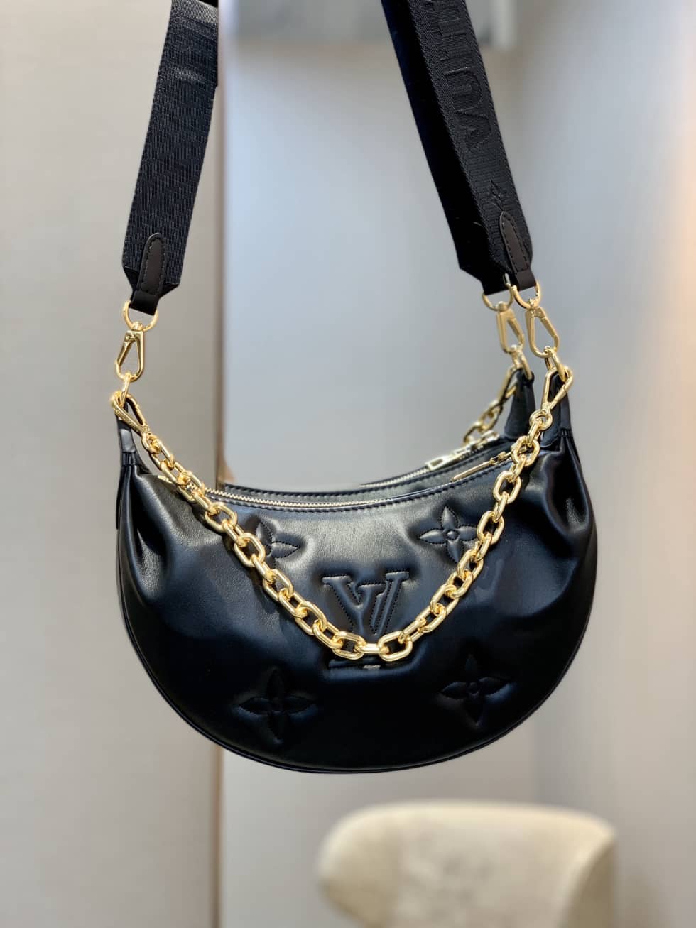 Louis Vuitton Over The Moon Bubblegram Black M59799 Replica Hobo