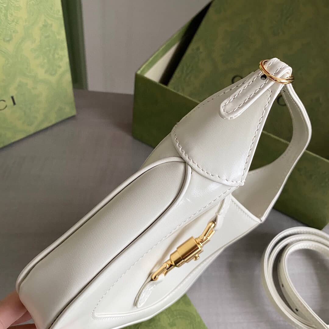 Gucci Jackie 1961 Mini Shoulder Bag Replica White 637091