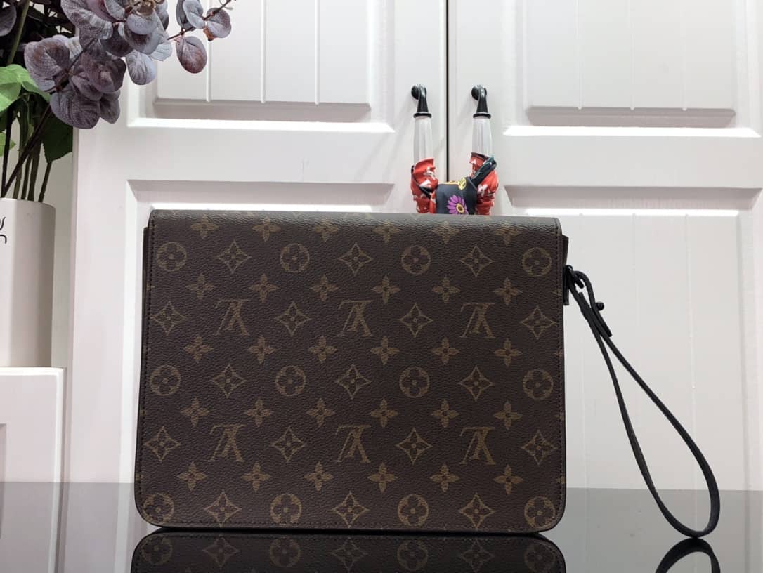 Louis Vuitton Monogram Key S Lock A4 Pouch Replica M80560