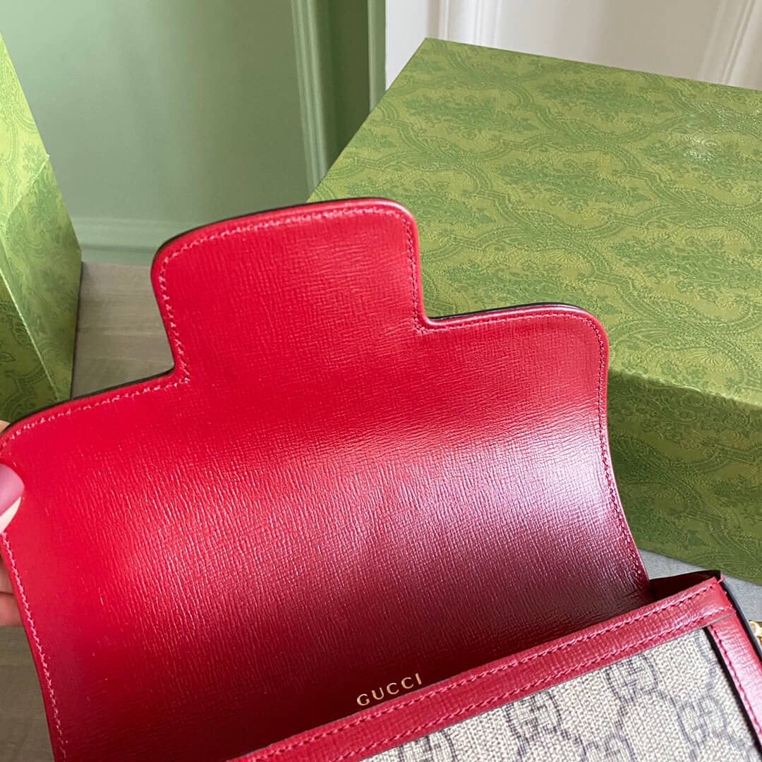 Gucci Horsebit 1955 Mini Bag Replica Red 658574