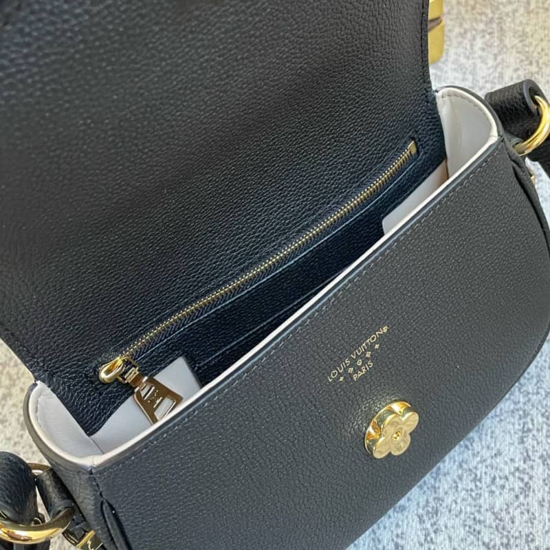 Louis Vuitton Pont 9 Soft PM Replica Bag Black M58727