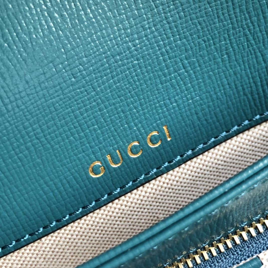 Gucci Horsebit 1955 Shoulder Bag Replica Blue 602204