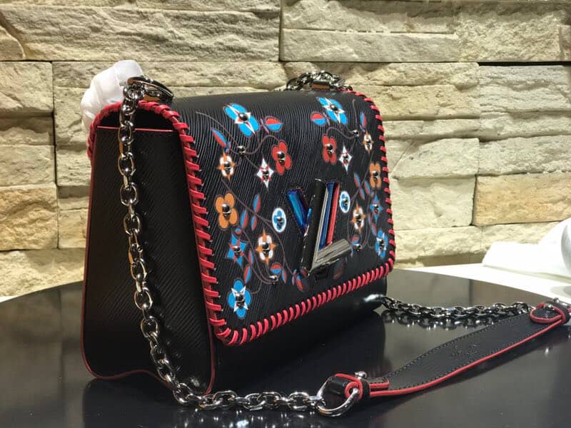 Louis Vuitton Twist MM AAA Fake Leather Chain Shoulder Bag