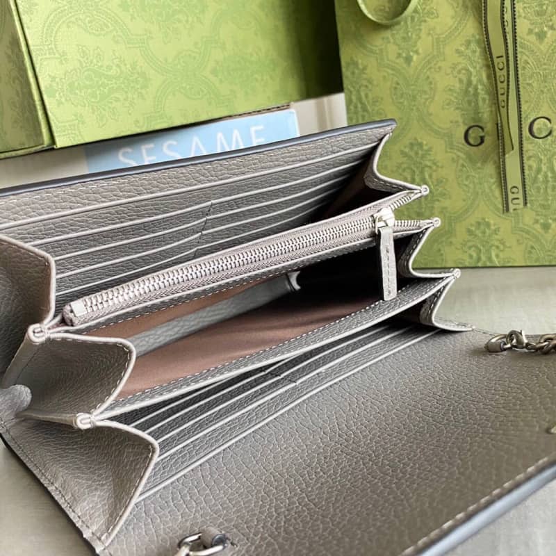 Gucci Dionysus Chain Wallet Shoulder Bag Replica Gray 401231