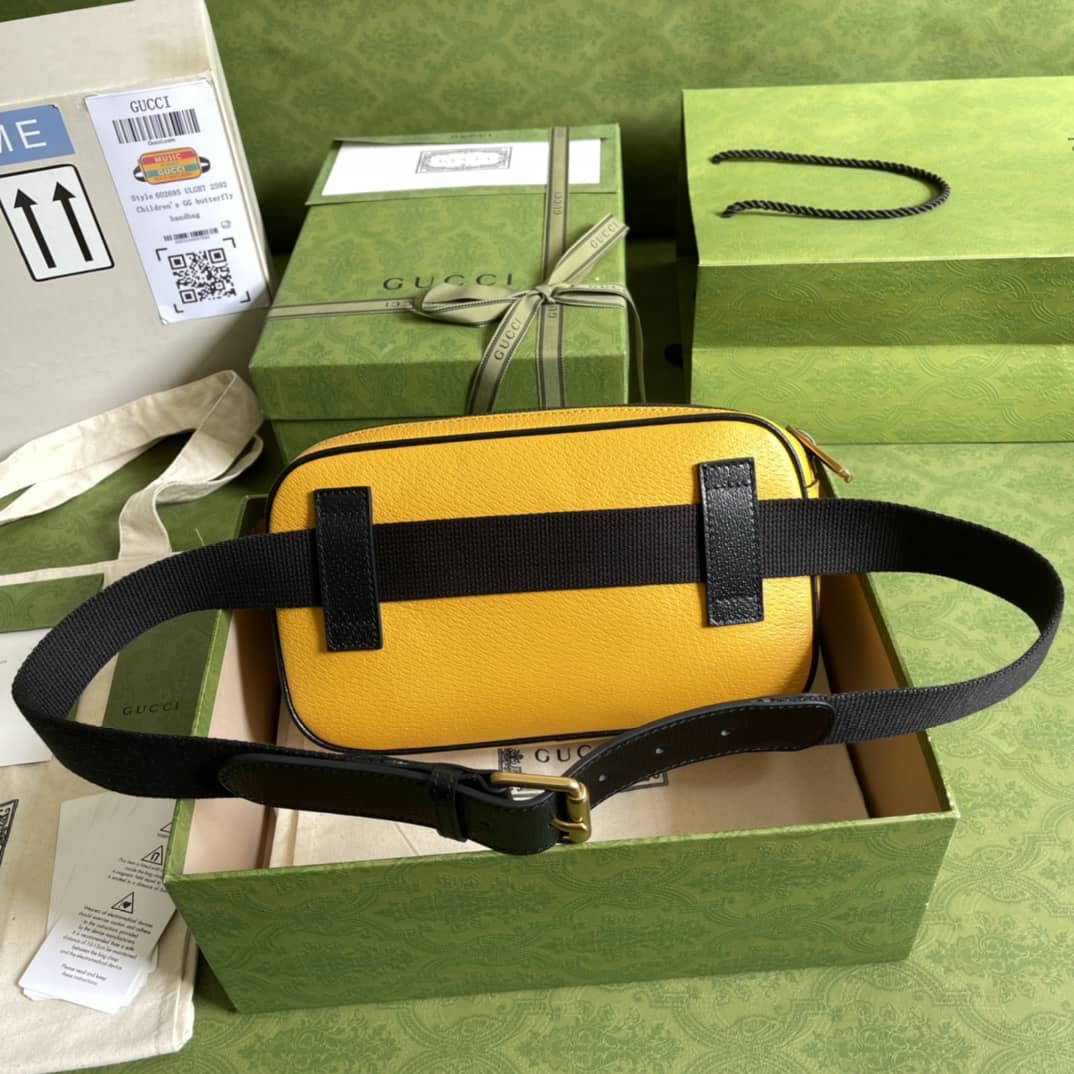 Gucci Disney Supreme GG Canvas Leather Belt Bag Replica 602695