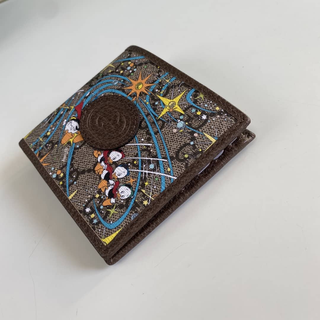 Gucci x Disney Donald Duck Billfold Wallet Replica 647937