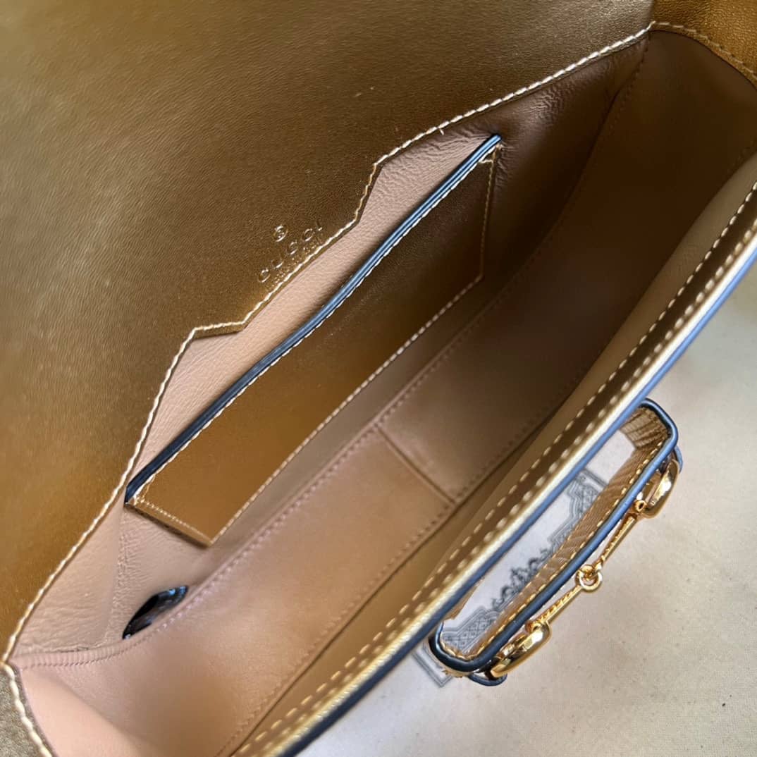 Gucci Horsebit 1955 Lizard Mini 675801 Replica Shoulder Bag