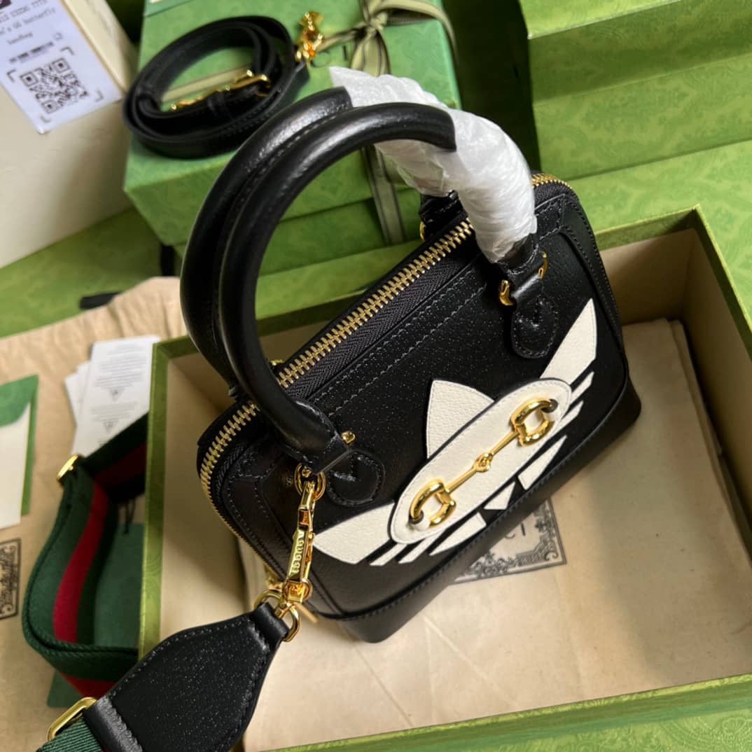 Adidas x Gucci Horsebit 1955 Mini Shoulder Bag 677212 Replica