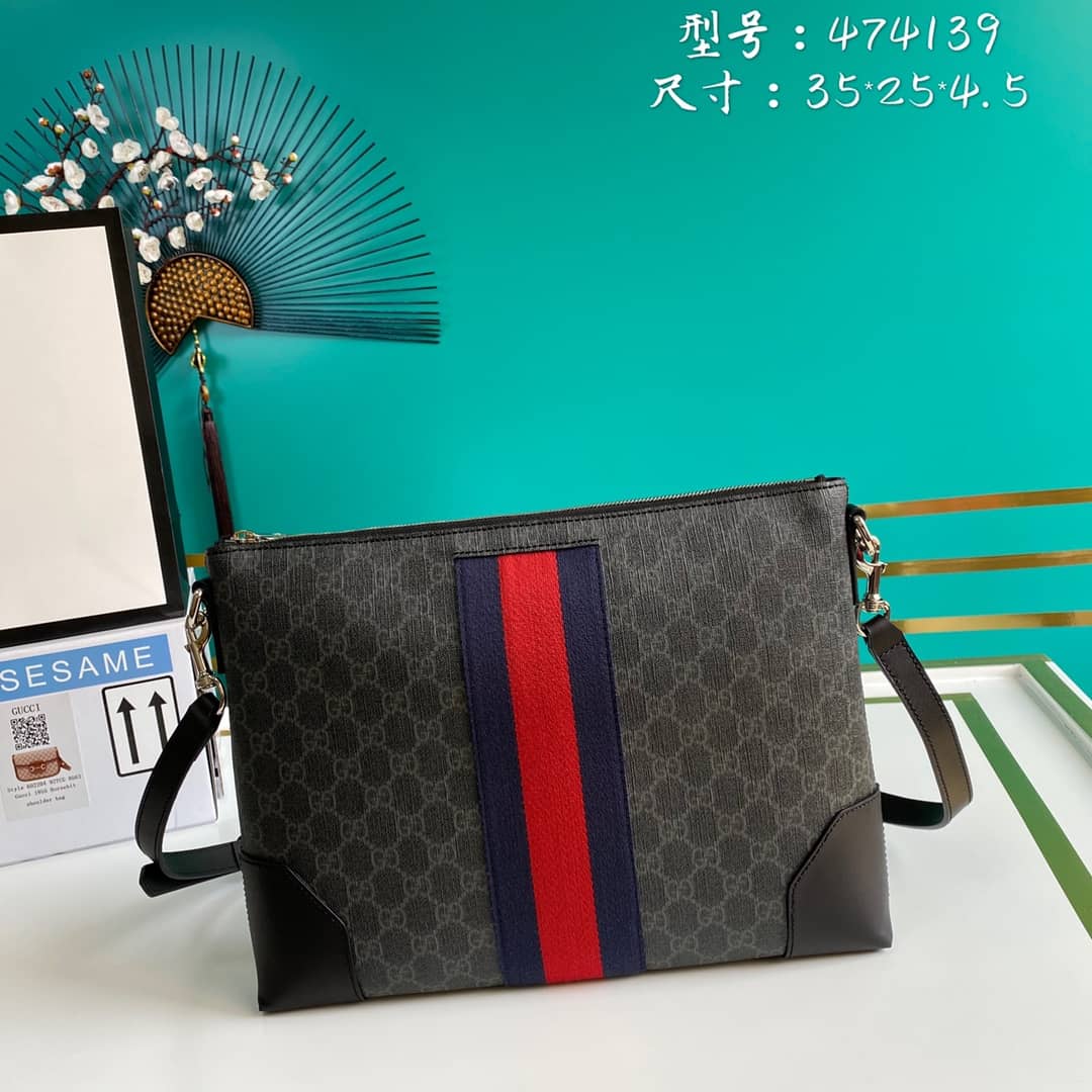 Gucci Supreme GG Messenger Shoulder Bag Replica 474139