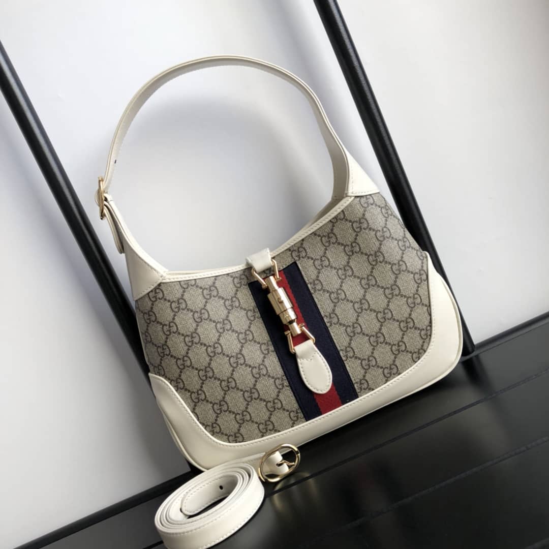 Gucci GG Jackie 1961 Mini Shoulder Bag Replica Gray 637092