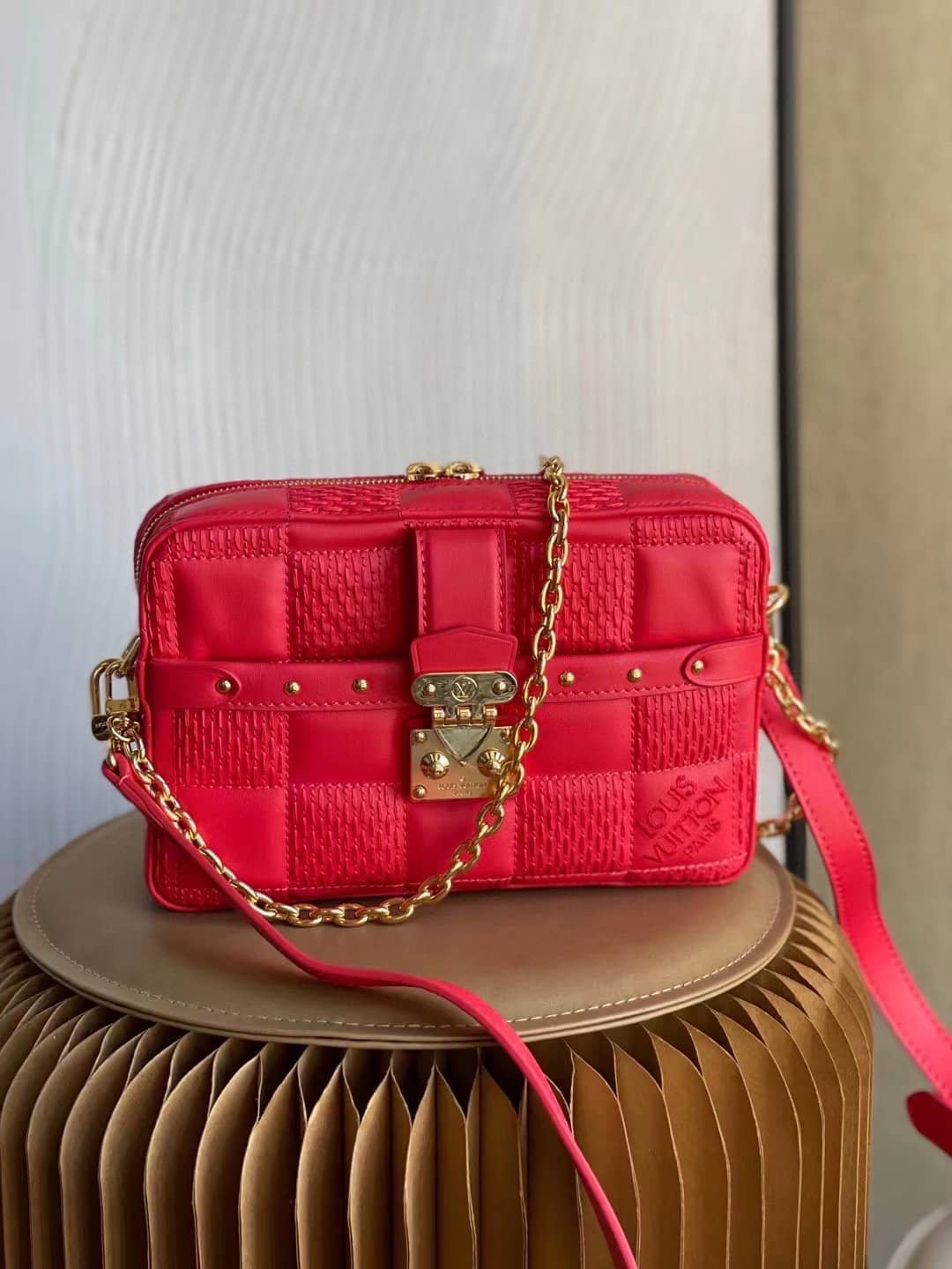 Louis Vuitton Troca PM Red M59118 Replica Crossbody Bag