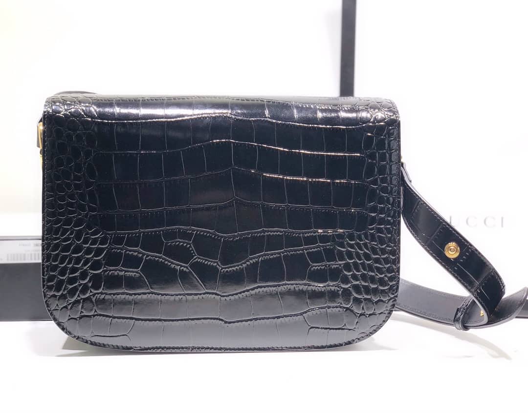 Gucci Horsebit 1955 Shoulder Bag Replica Black 602204