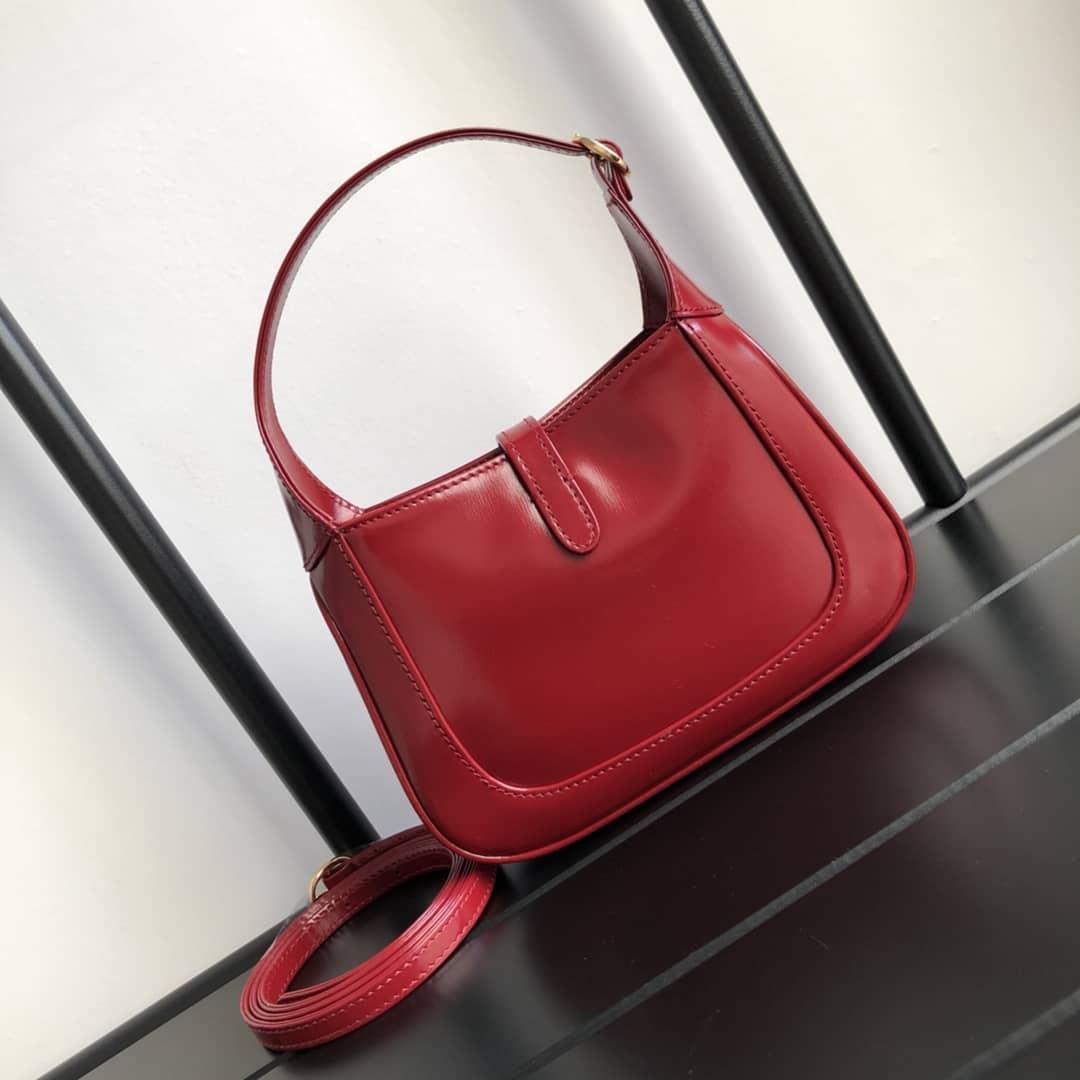 Gucci Jackie 1961 Mini Shoulder Bag Replica Red 637092