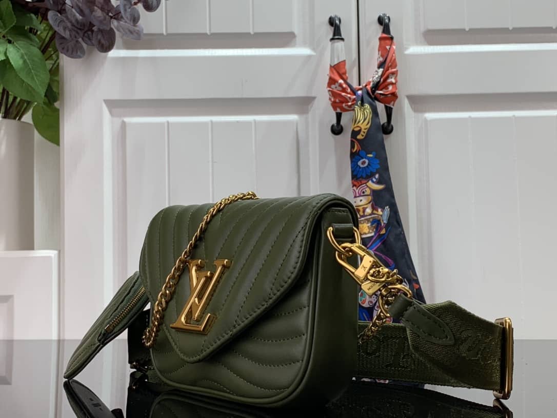 Louis Vuitton New Wave Multi Replica Pochette Green M56466