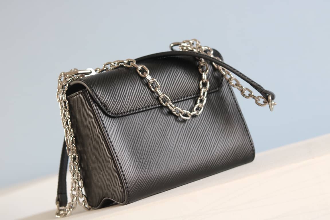 Louis Vuitton Replica Twist MM Epi Leather Bag Black