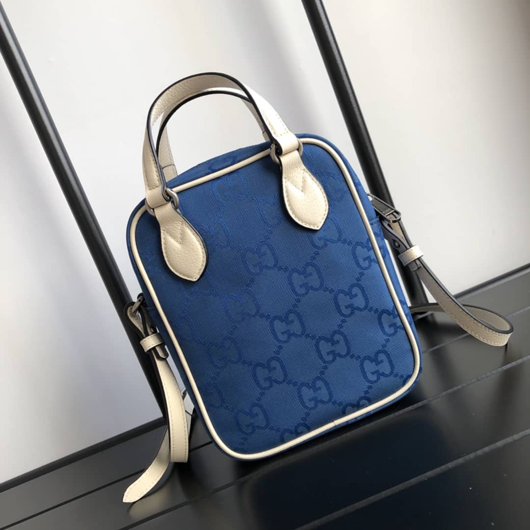 Gucci Off The Grid Crossbody Bag Replica Blue 625850