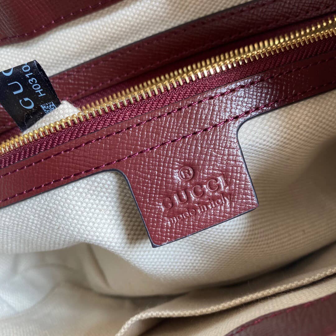 Gucci GG Jackie 1961 Mini Shoulder Bag Replica Red 637092