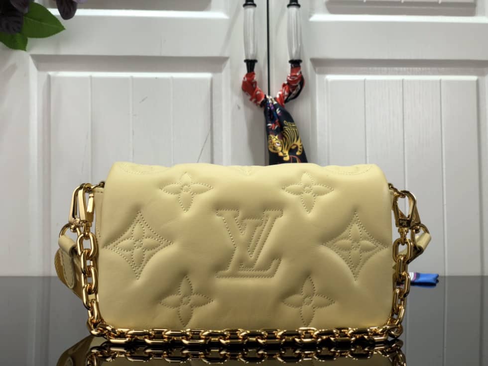 Louis Vuitton Wallet On Strap Bubblegram Yellow M81399 Replica