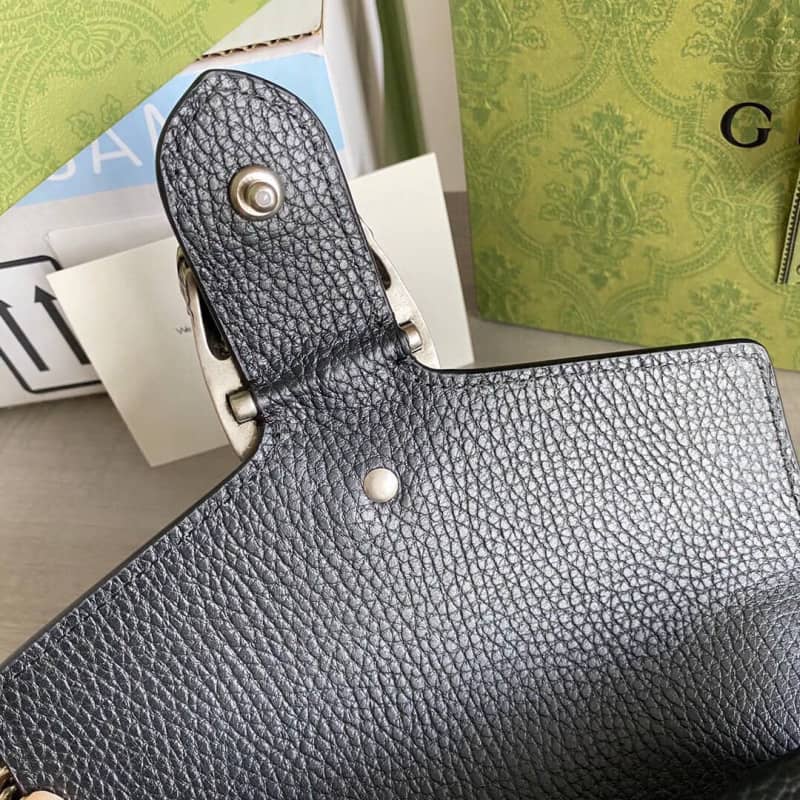 Gucci GG Supreme Dionysus 2way Mini Chain Shoulder Bag Replica Black 421970