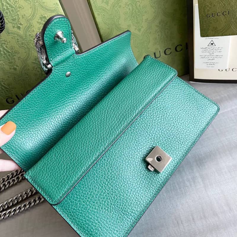 Gucci GG Dionysus Small Shoulder Bag Replica Green 499623