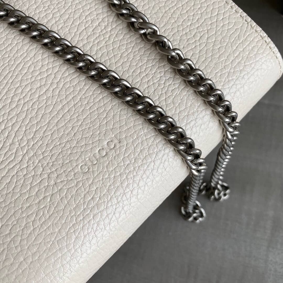 Gucci Dionysus Chain Wallet Shoulder Bag Replica White 401231