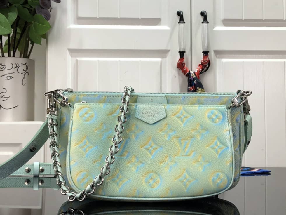 Louis Vuitton Multi Pochette Accessoires Water Green M46180 Replica
