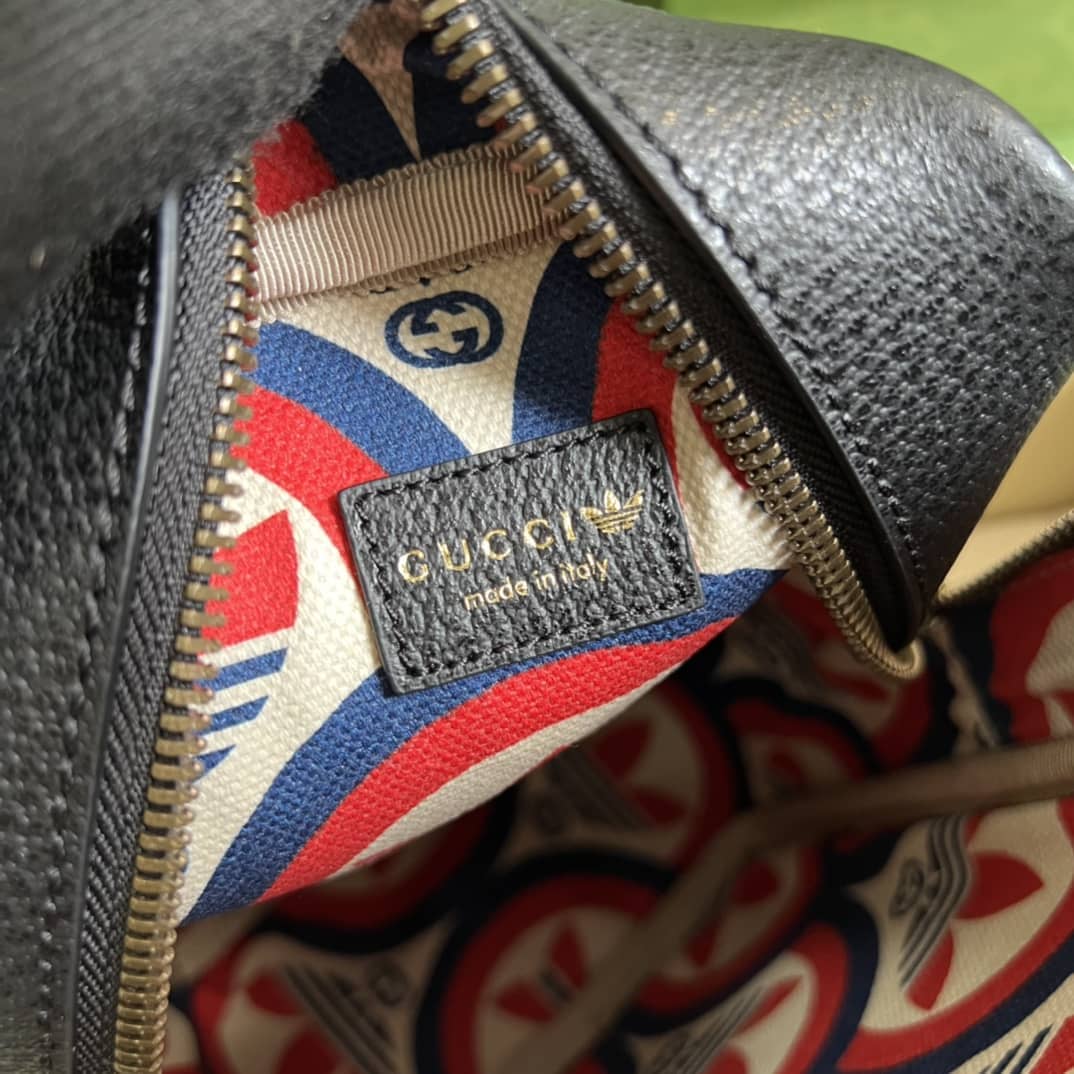 Gucci Adidas x Gucci Mini Top Handle Black 702387 Replica Clutch