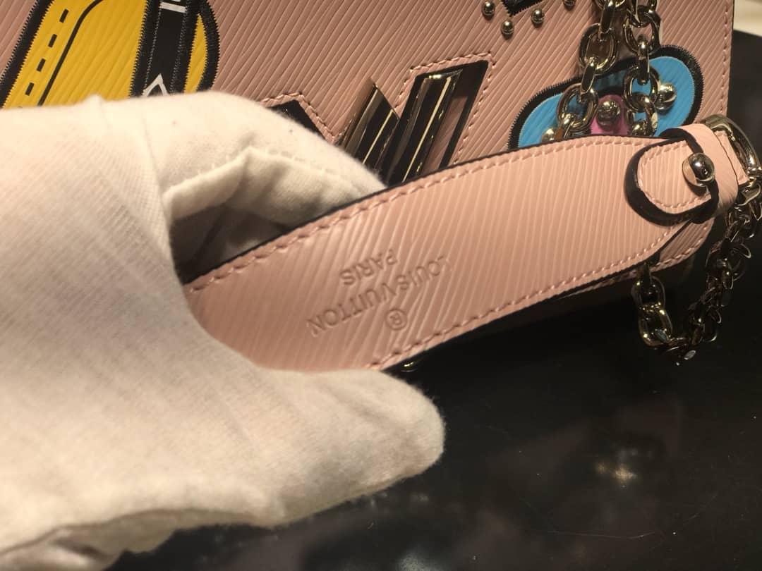 Louis Vuitton Twist MM Bag Blue M50296 Replica