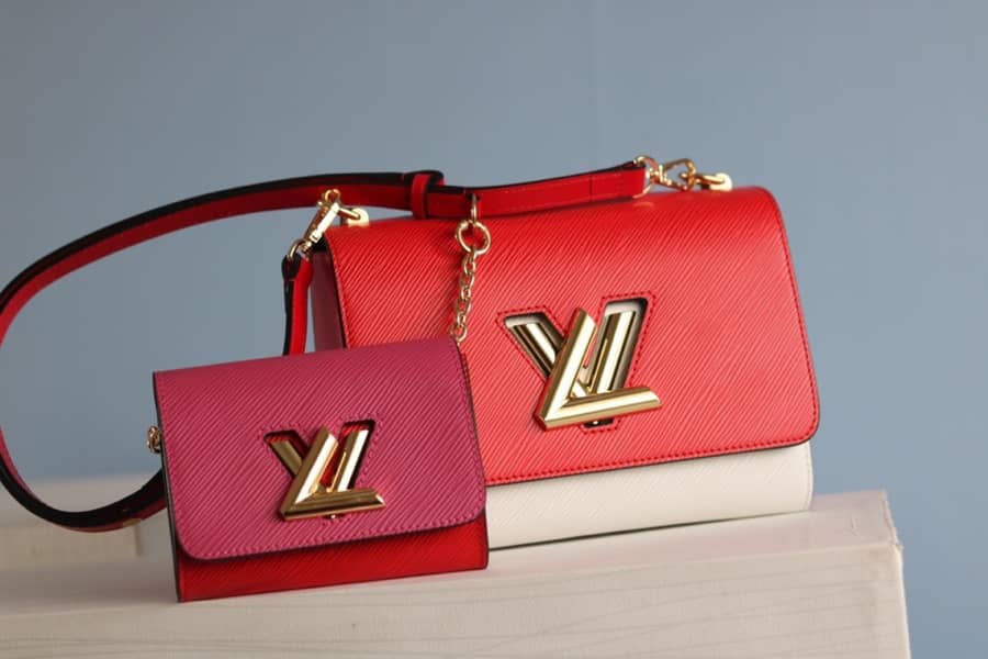 Louis Vuitton Epi Leather Twist Series Bag 2pcs/set