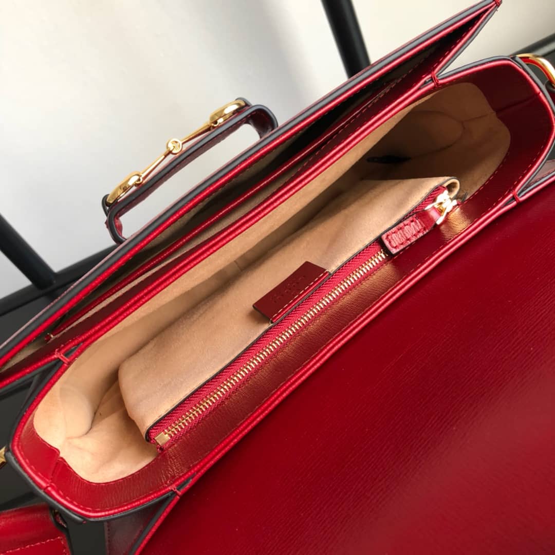 Gucci Horsebit 1955 Shoulder Bag Replica Red 602204