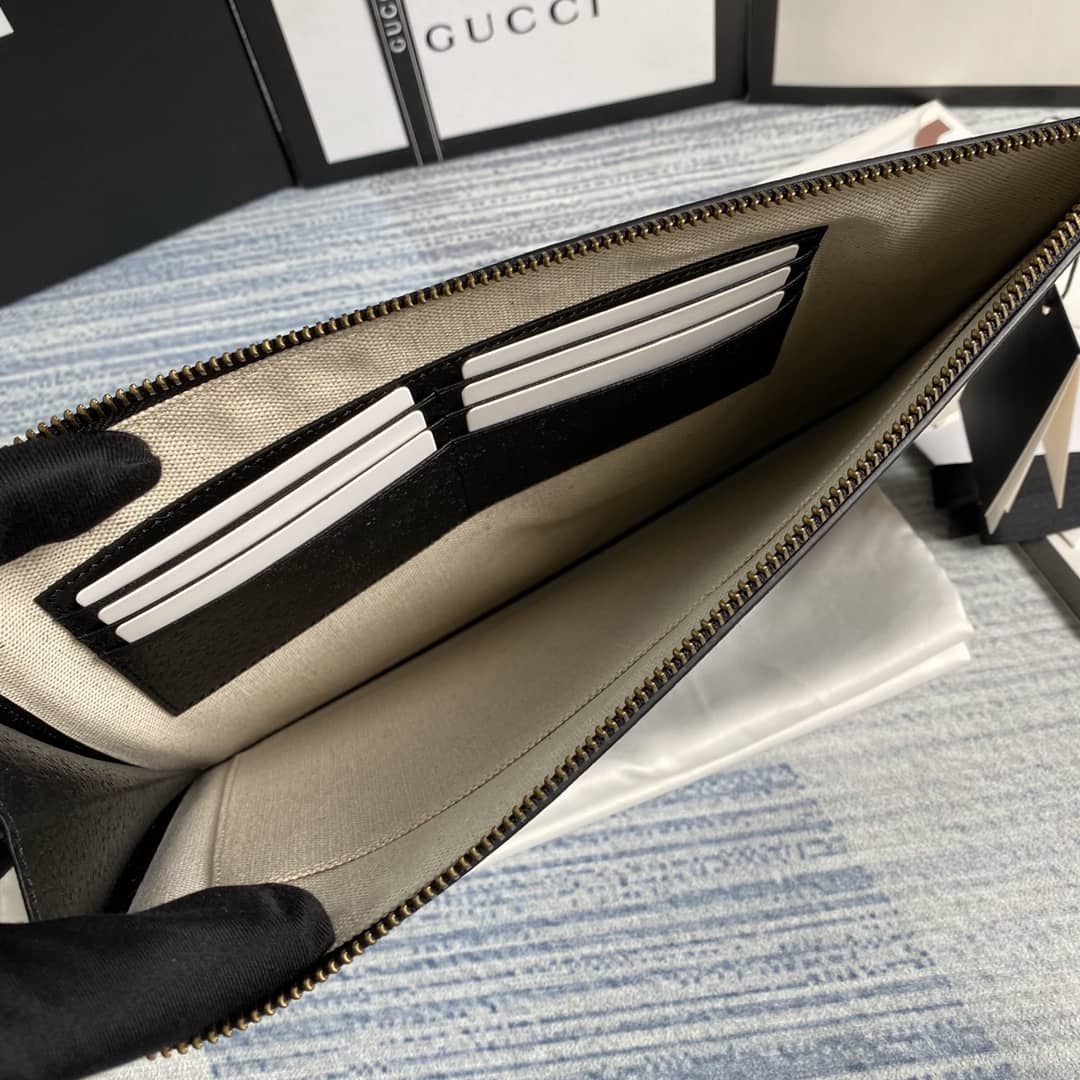 Gucci Animalier Leather Pouch Replica 523684
