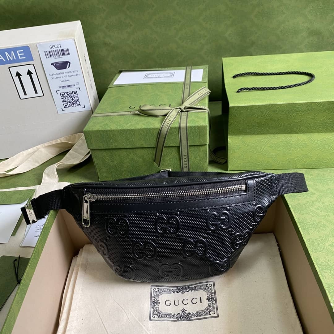 Gucci GG Embossed Belt Bag Replica 658582
