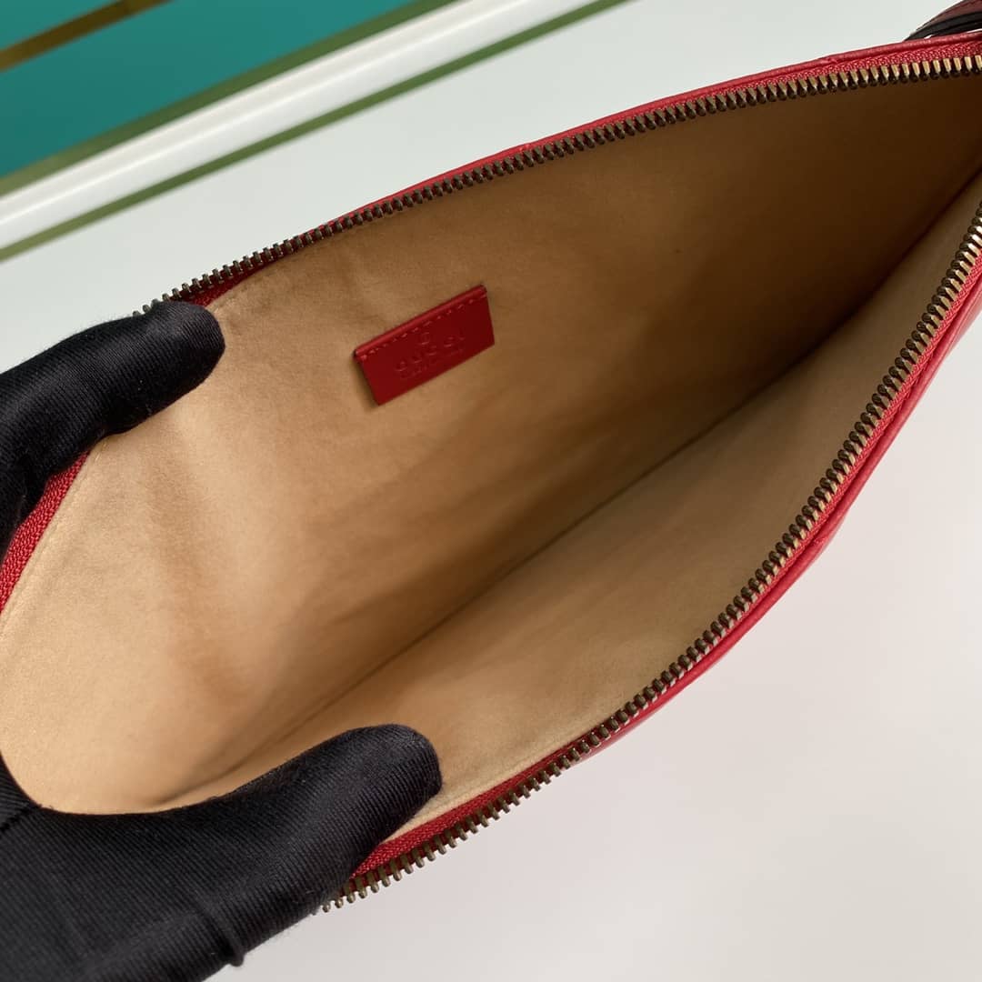 Gucci GG Marmont Leather Clutch Replica 476440