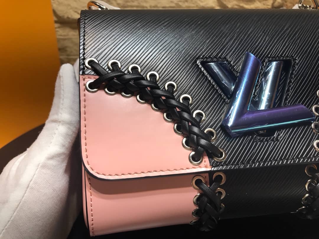 Louis Vuitton Replica Twist MM Epi Leather Bag Pink