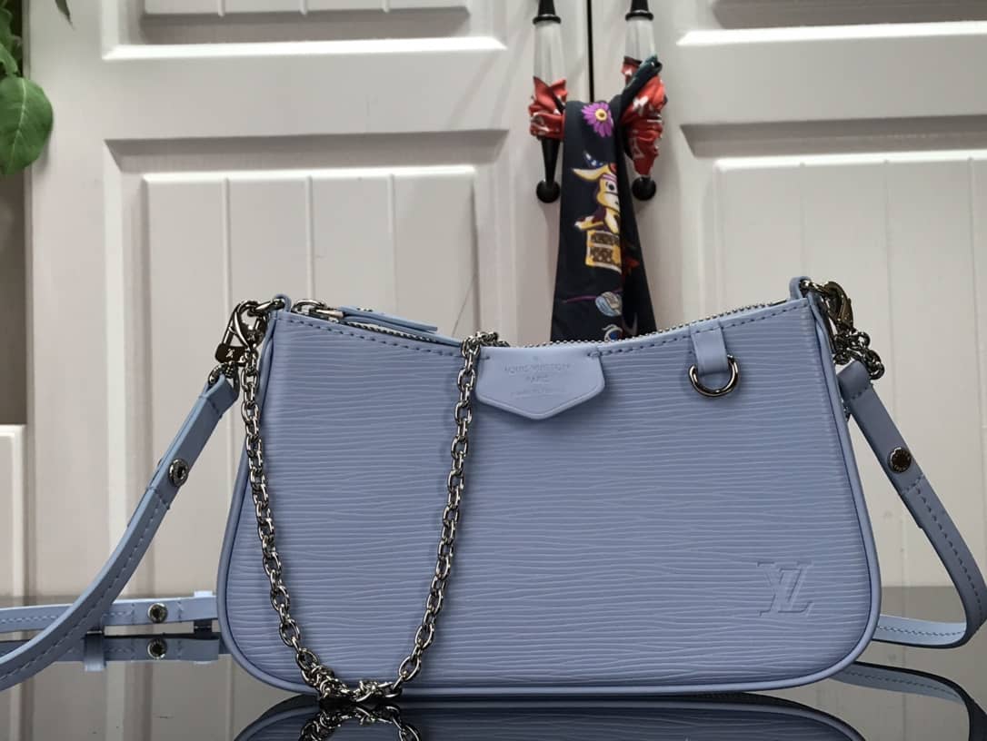Louis Vuitton Epi Easy Pouch On Strap Replica Bag Blue M80471