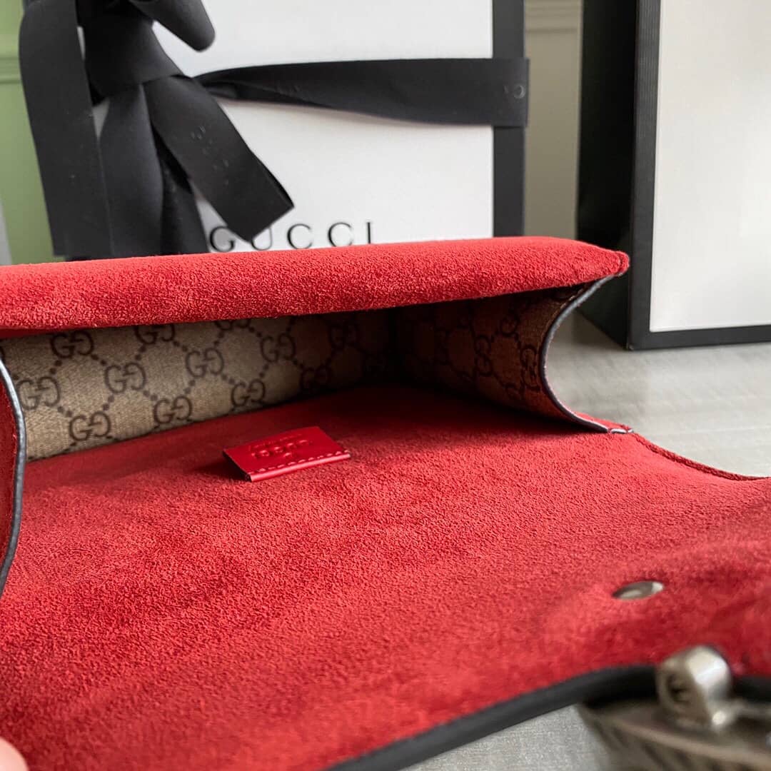 Gucci Dionysus Dupe Supreme Dionysus 2way Mini Chain Shoulder Bag Replica Red 421970