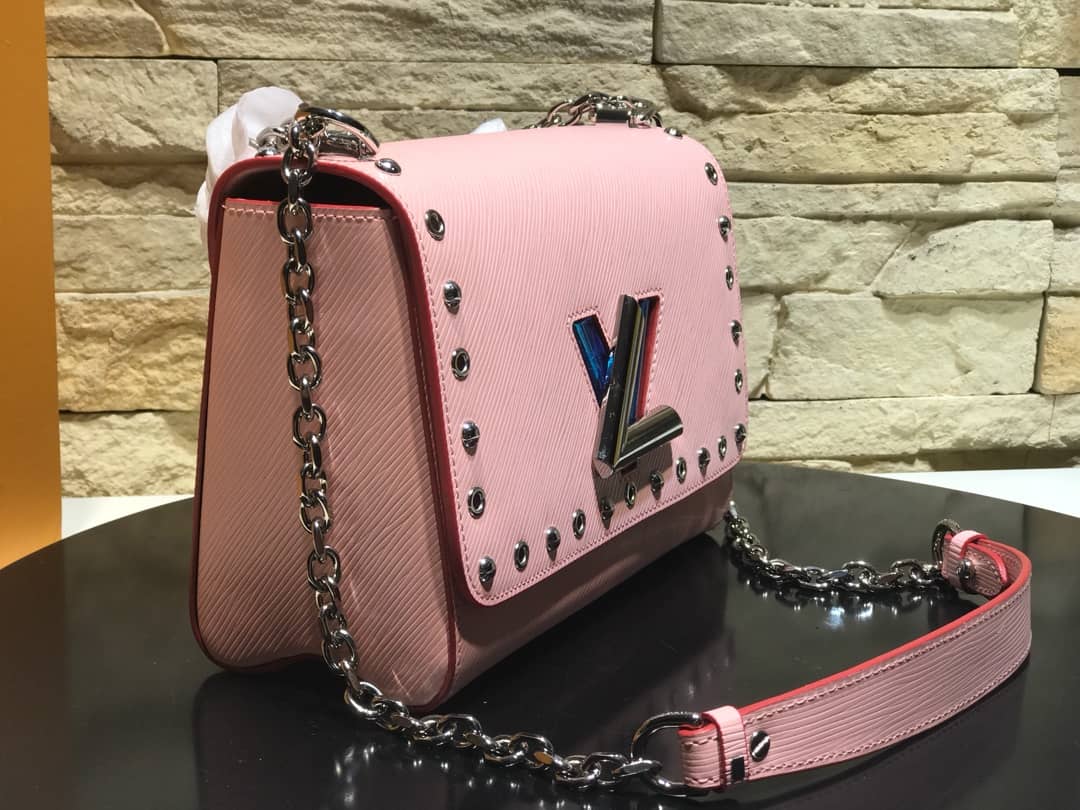 Louis Vuitton Twist MM Inspired Chain Shoulder Bag