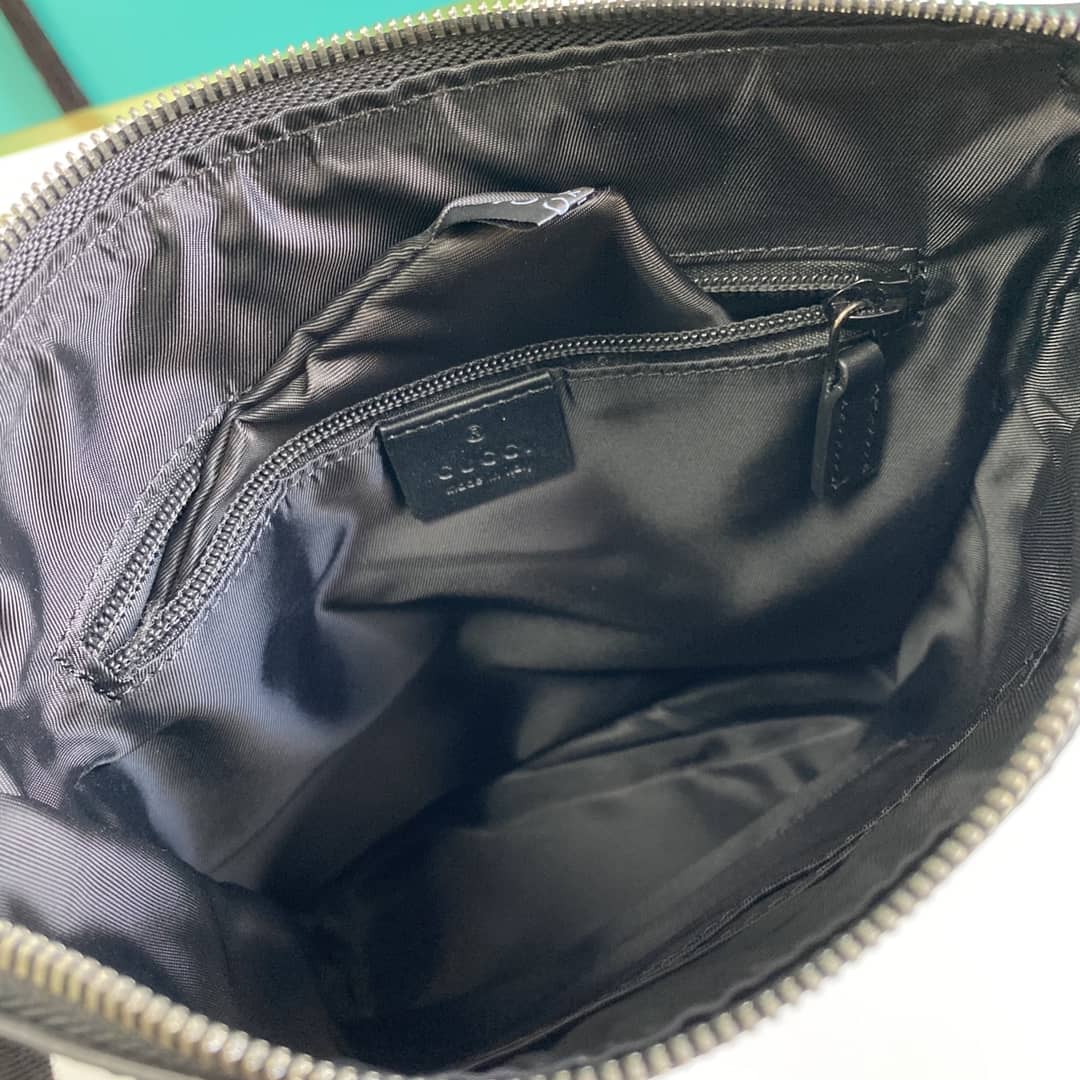 Gucci Web GG Supreme Flat Messenger Bag Replica 471454