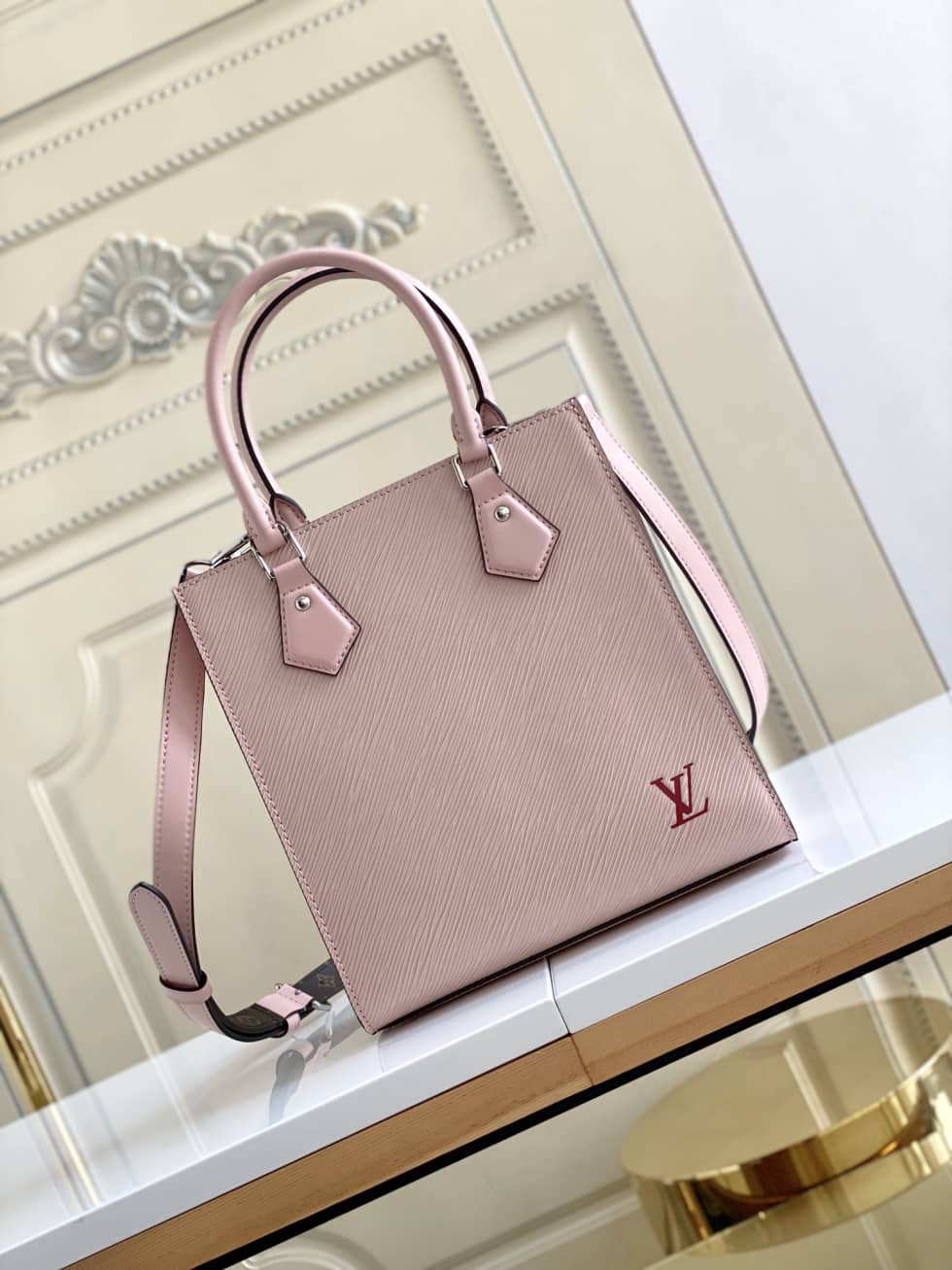 Louis Vuitton Sac Plat BB Pink M58659 Replica Shoulder Bag