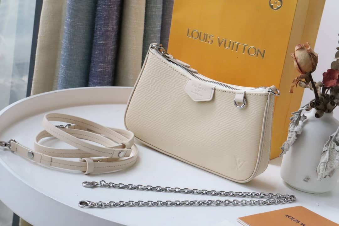 Louis Vuitton Easy pouch 2way Epi Replica Crossboy Bag White M80483