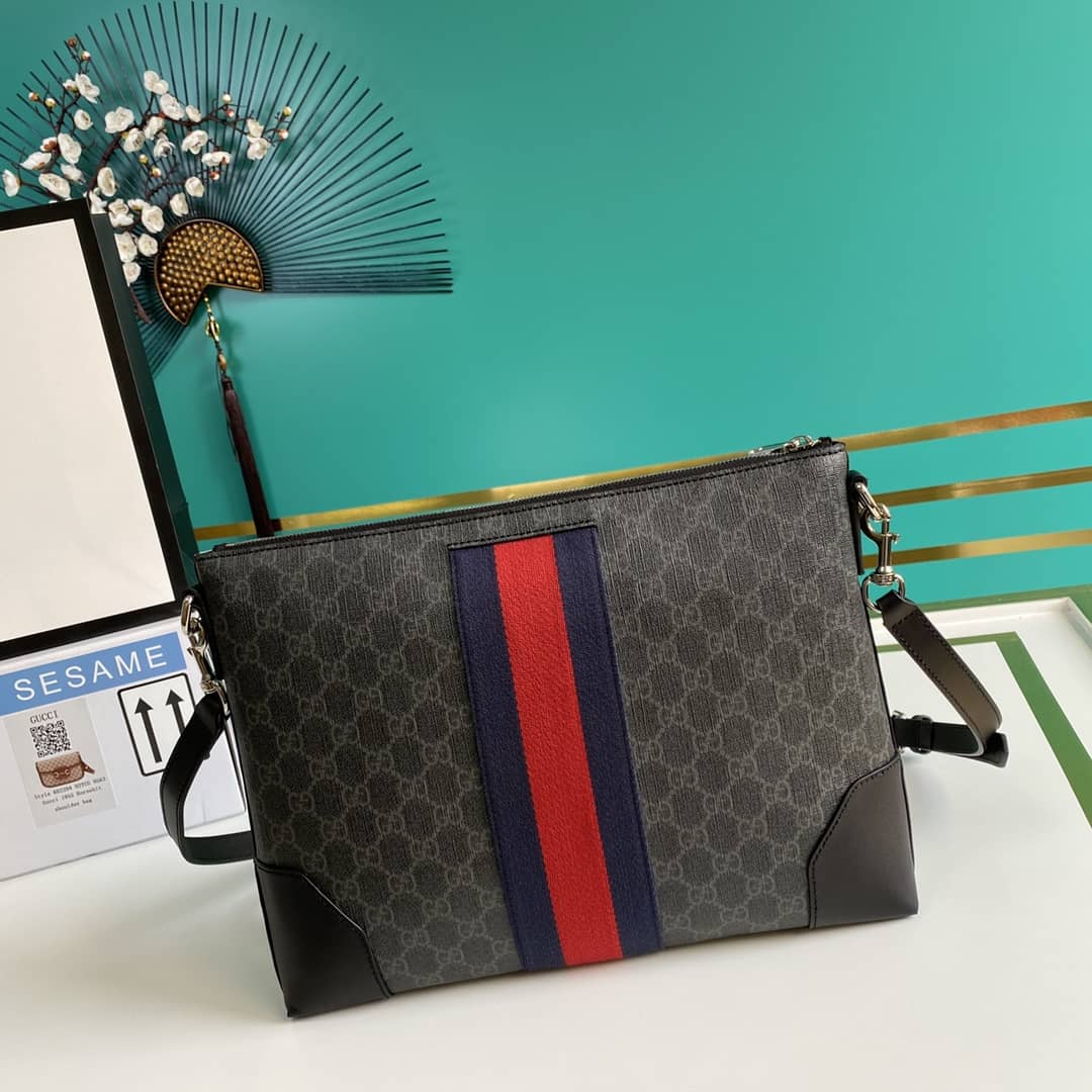 Gucci Supreme GG Messenger Shoulder Bag Replica 474139