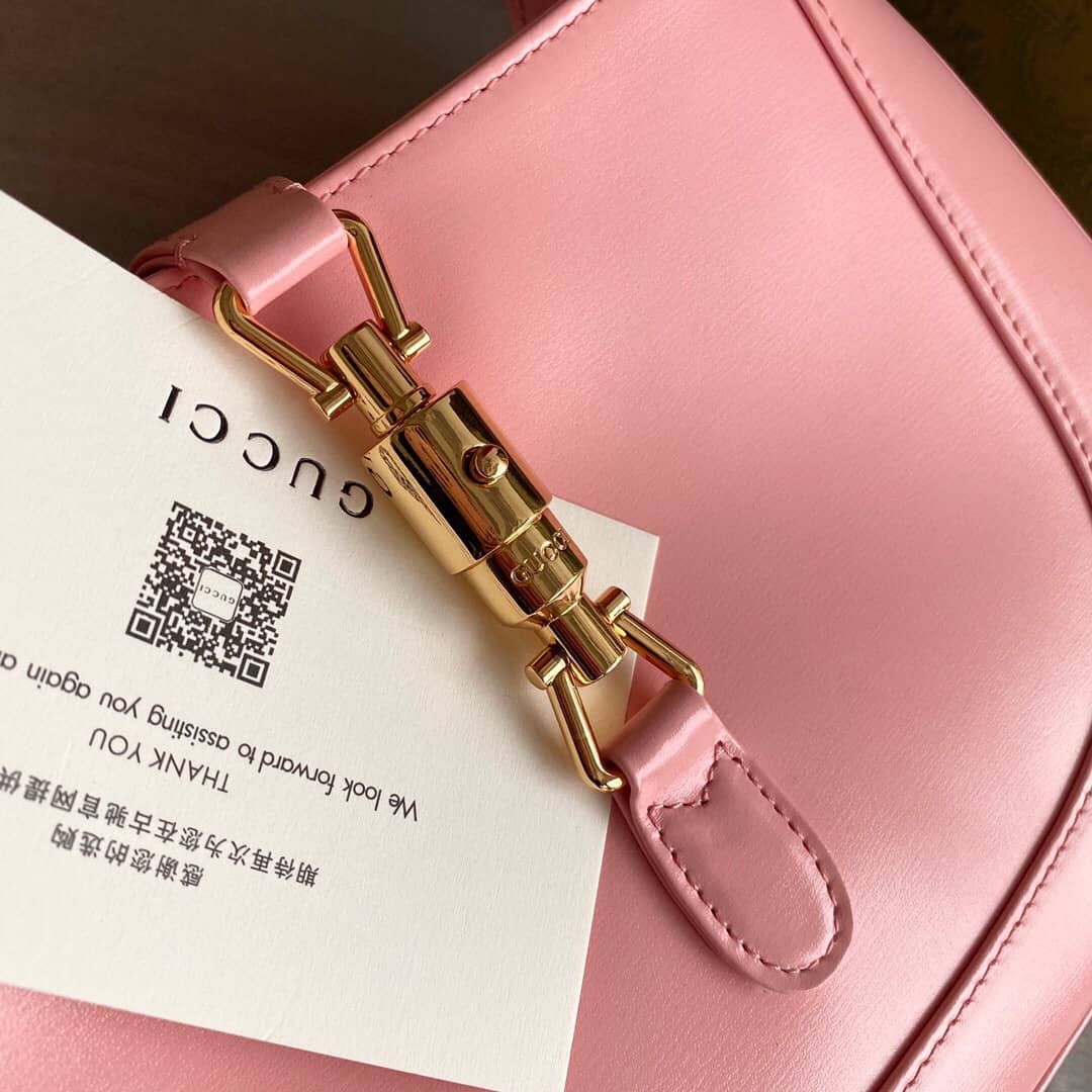 Gucci GG Jackie 1961 Small Hobo Shoulder Bag Replica Pink 636709