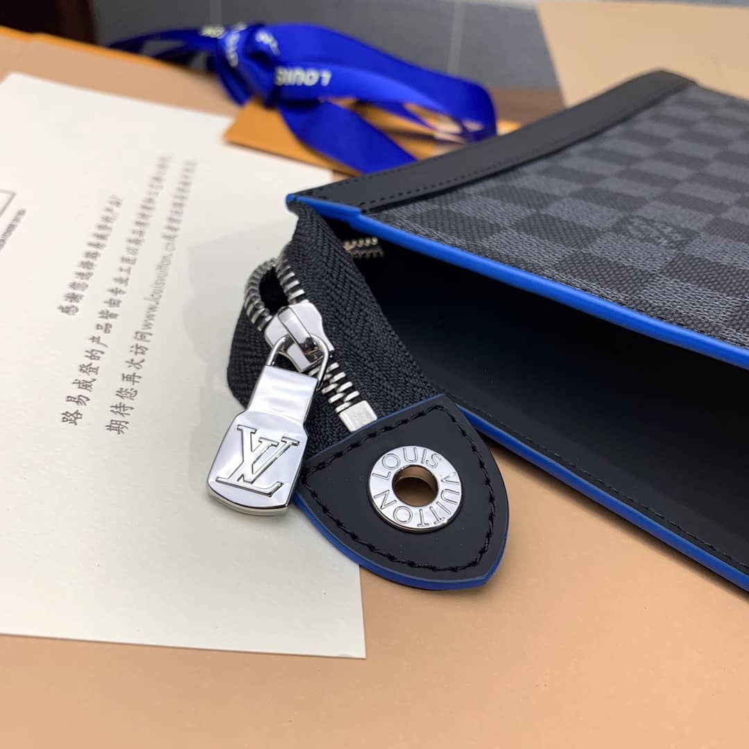 Louis Vuitton Voyage MM Damier Graphite Replica Pochette N60308