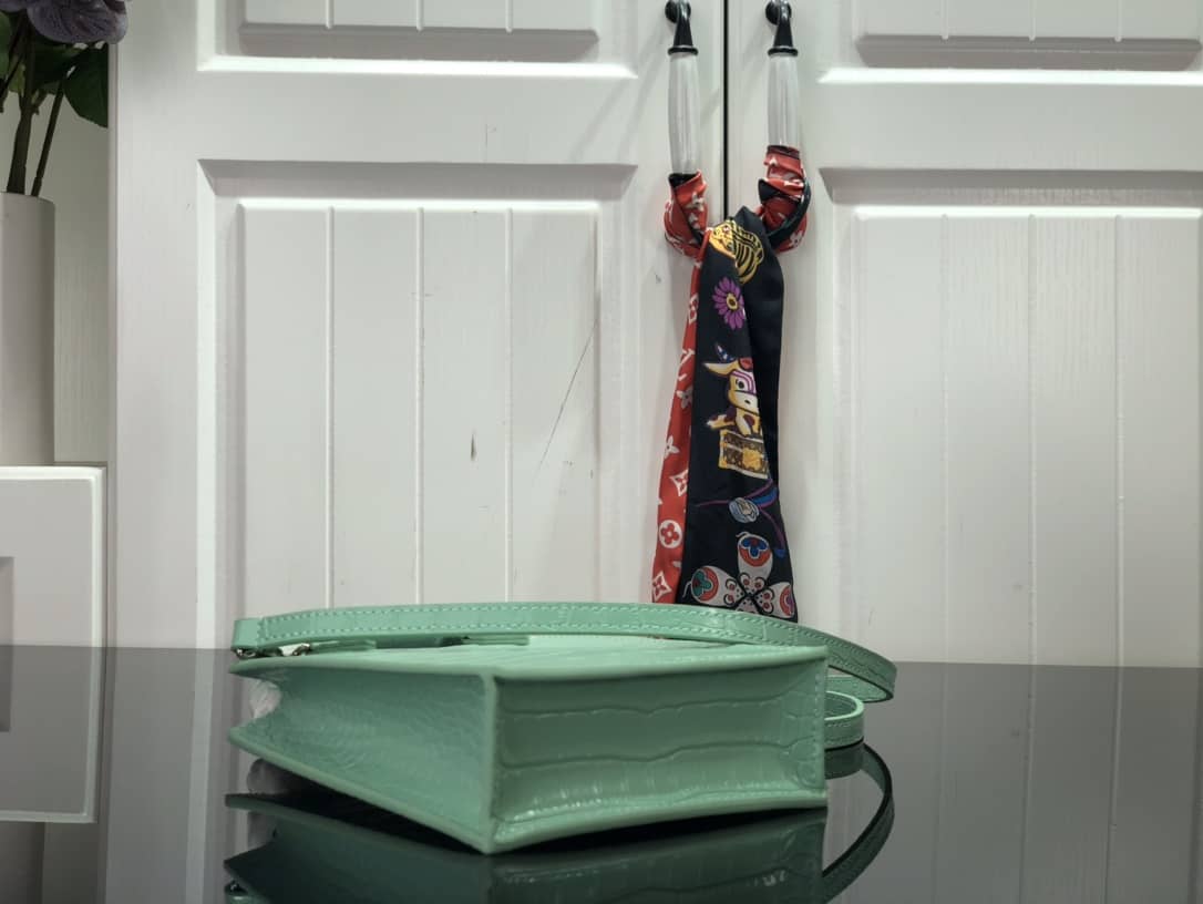 Louis Vuitton Petit Sac Plat Flat Shoulder Bag Replica Green M80169