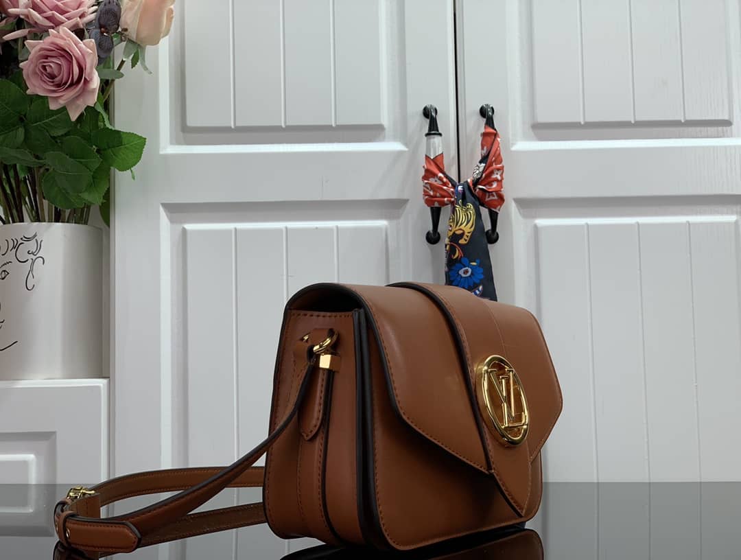 Louis Vuitton Pont 9 Soft Calfskin Leather Red M55948 Replica Crossbody Bag