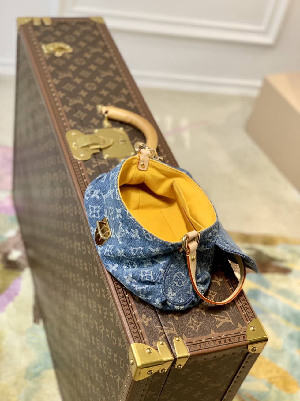 Louis Vuitton Mini Pleaty Denim Blue M95050 Replica Shoulder Bag