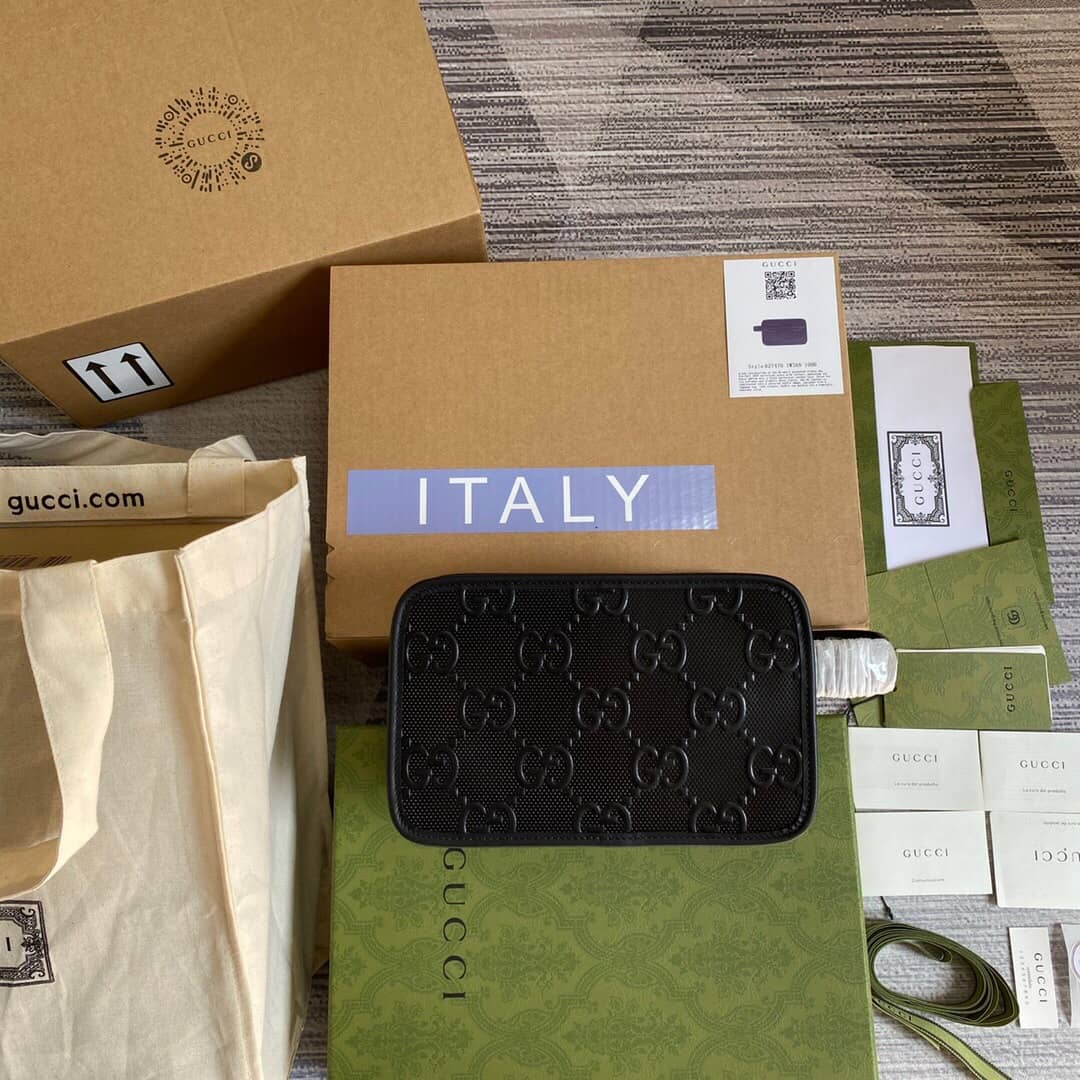 Gucci GG Embossed Cosmetic Case Replica 627470