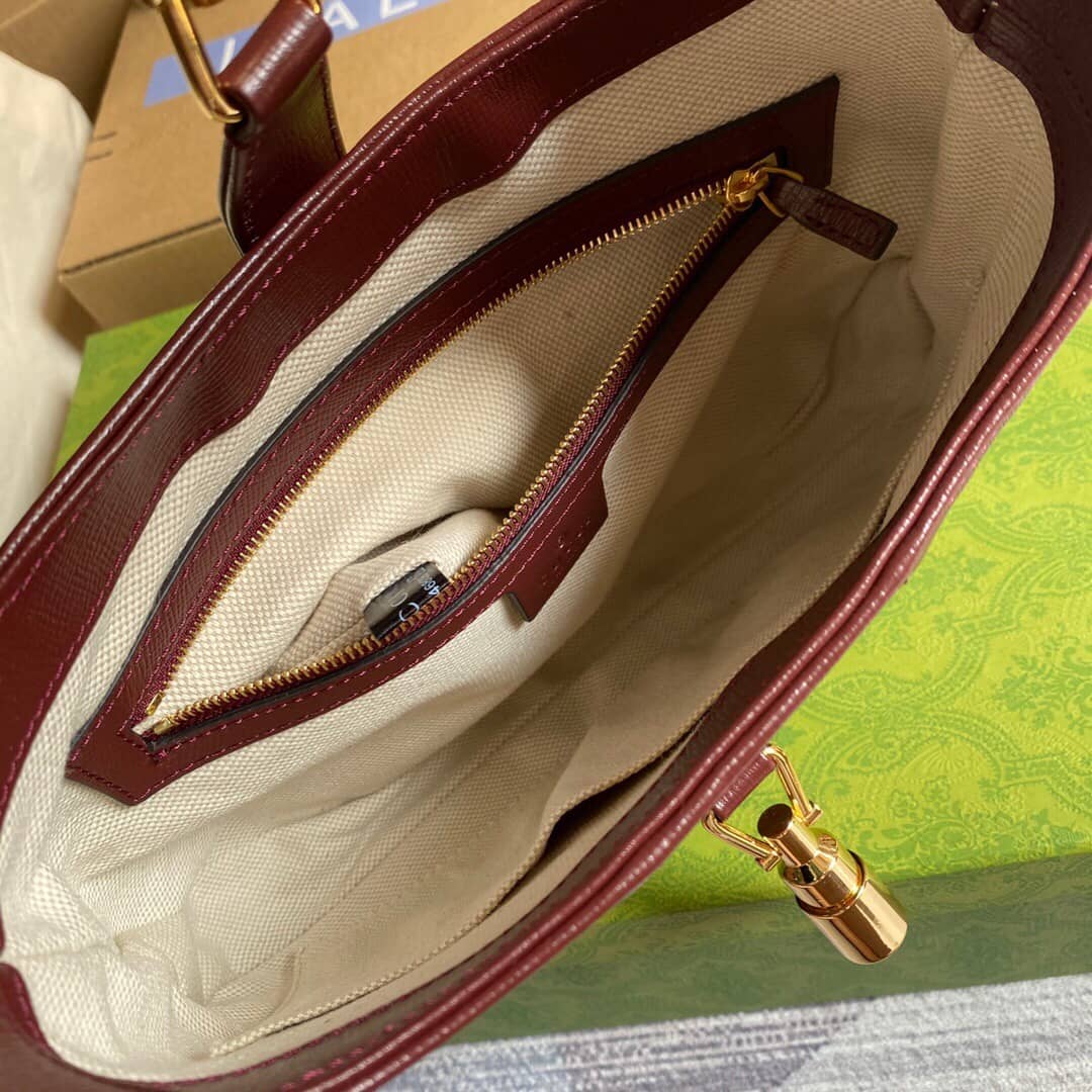 Gucci GG Jackie 1961 Mini Shoulder Bag Replica Red 637092